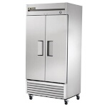 True T-35F-HC - Freezer, two-section, -10°F,solid doors, stainless steel front